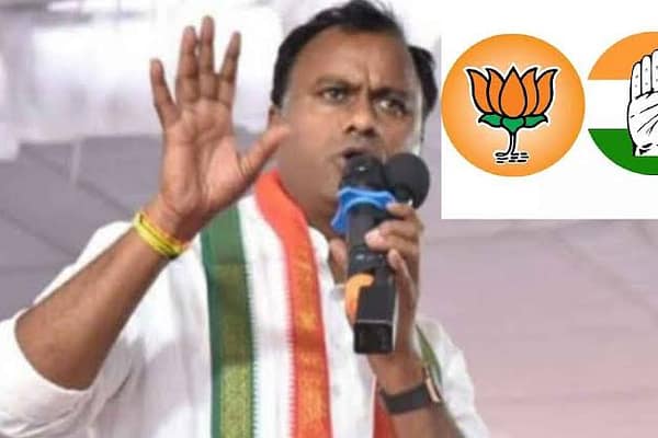 రేవంత్ బ్లాక్ మెయిలర్..  ఉప ఎన్నిక కేసీఆర్ కుటుంబాన్ని బొంద పెట్టె ఎన్నిక: రాజగోపాల్