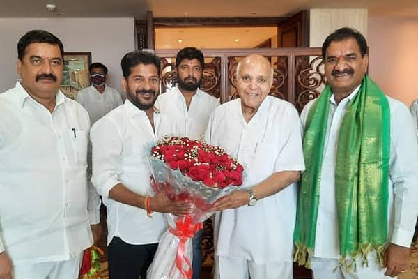 మీడియా మొగల్ రామోజీతో టీ కాంగ్రెస్ నేతలు భేటీ.. సర్వత్రా చర్చ..!!