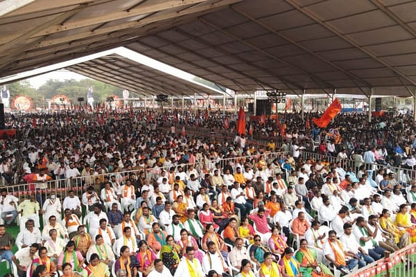 కరీంనగర్ కాషాయమయం..పాదయాత్ర ముగింపు సభ గ్రాండ్ సక్సెస్..