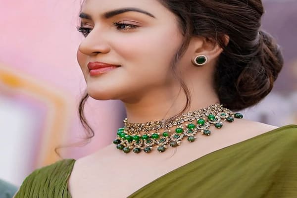 ట్రెడీషనల్ శారీలో మెరిసిపోతున్న ‘హనీరోజ్’