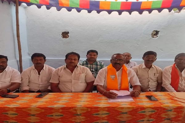 కేంద్ర ప్రభుత్వ నిధులతోనే గ్రామాల్లో అభివృద్ధి పనులు: సంకినేని