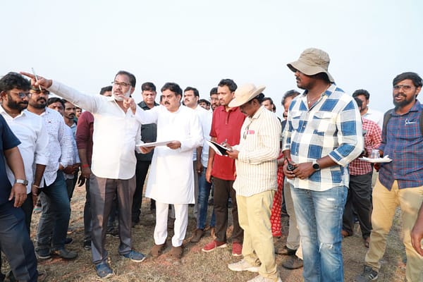 జనసేన ఆవిర్భావ దినోత్సవ సభ ఏర్పాట్లను పరిశీలించిన నాదెండ్ల మనోహర్
