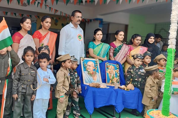NLG: పంద్రాగస్టు వేడుకలలో అలరించిన నారాయణ స్కూల్ చిన్నారులు..!