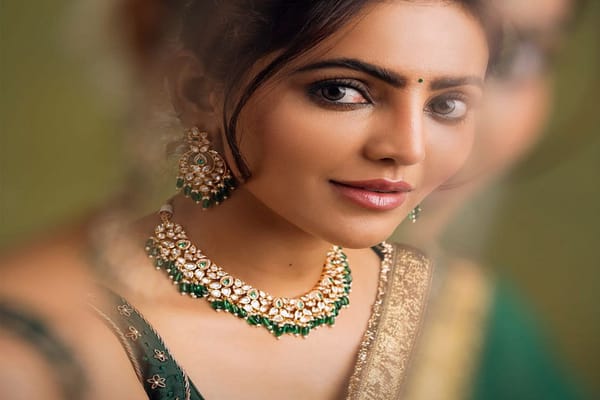 Actress: Athulyaa Traditional attire..