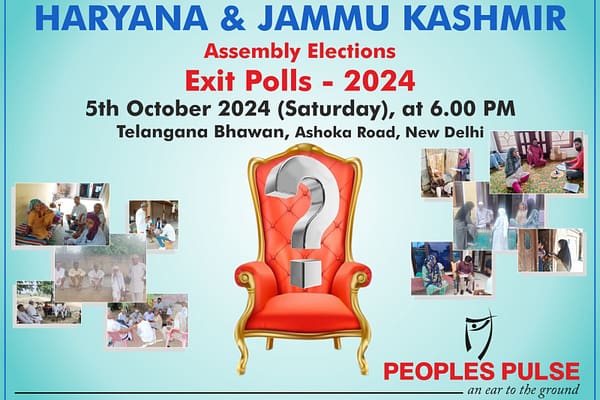 peoplespulse: హర్యానా హస్తగతమే… పీపుల్స్ పల్స్ ఎగ్జిట్ పోల్..!