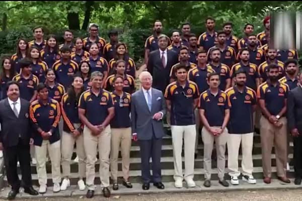 cricket: King Charles III Interacts with Indian Cricketers During UK Tour…!!